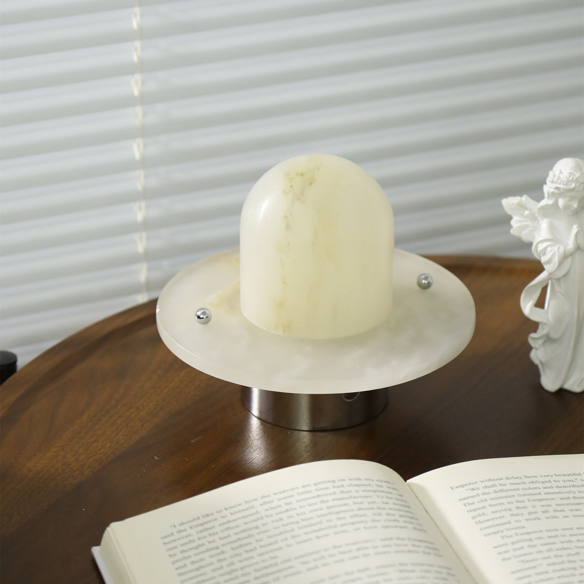 Petrified Moderne Minimaliste Alabastre Lampe de Table