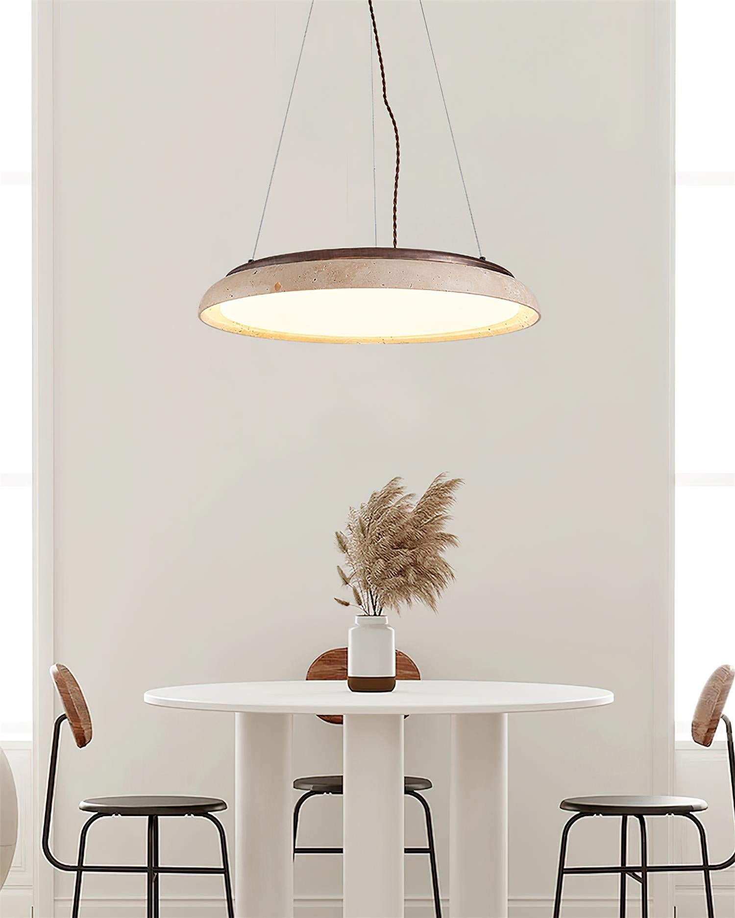 Ritta Piedra Travertine Pendant Light - Letslighting