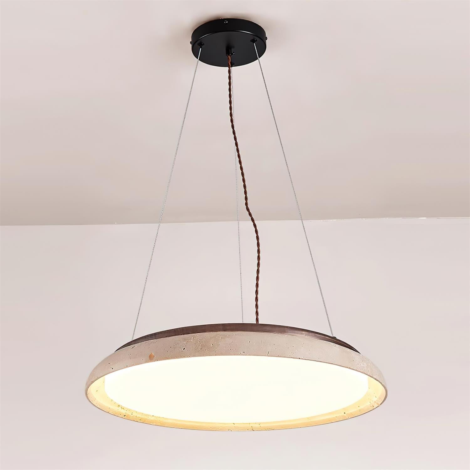 Ritta Piedra Travertine Pendant Light - Letslighting