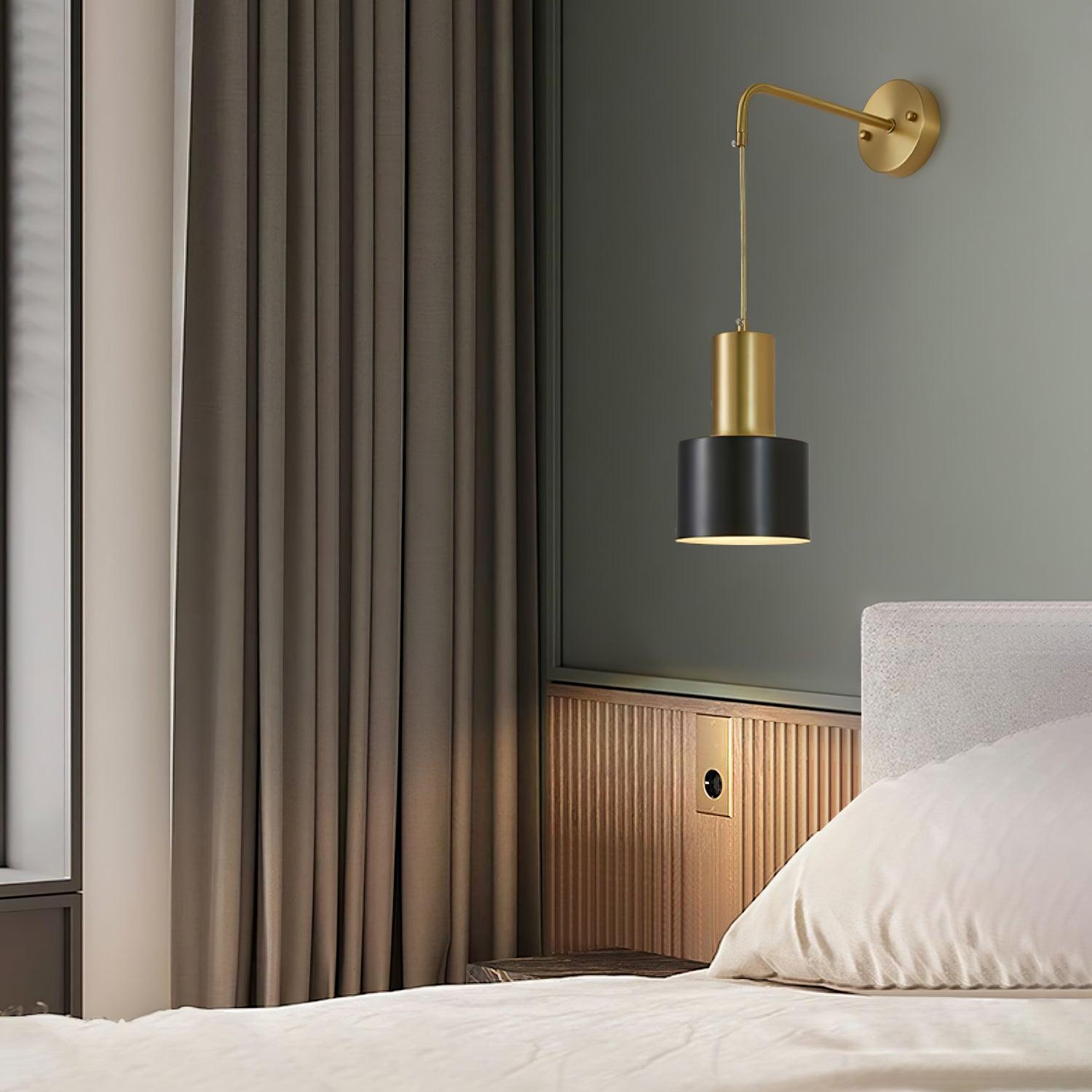 Ezra Minimalist Metal Wall Lamp - Blowlighting