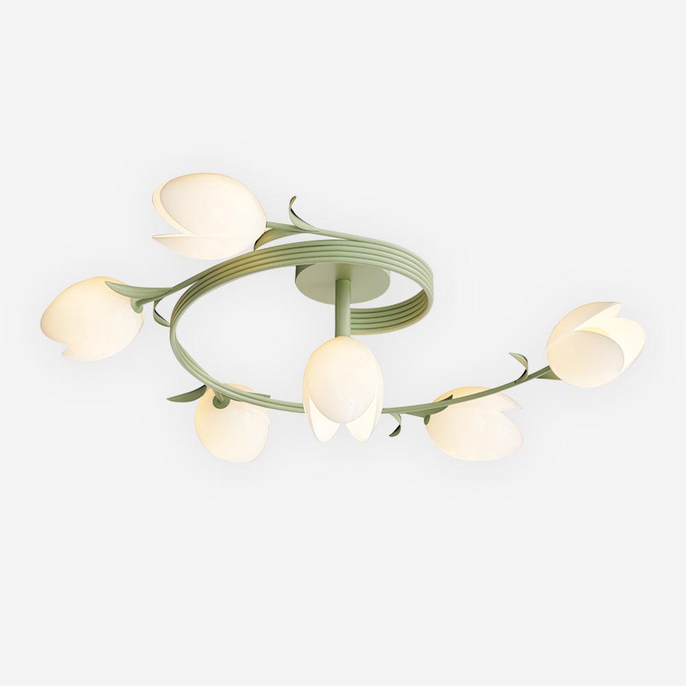 Iris 6-Light Tulip Ceiling Light - Letslighting