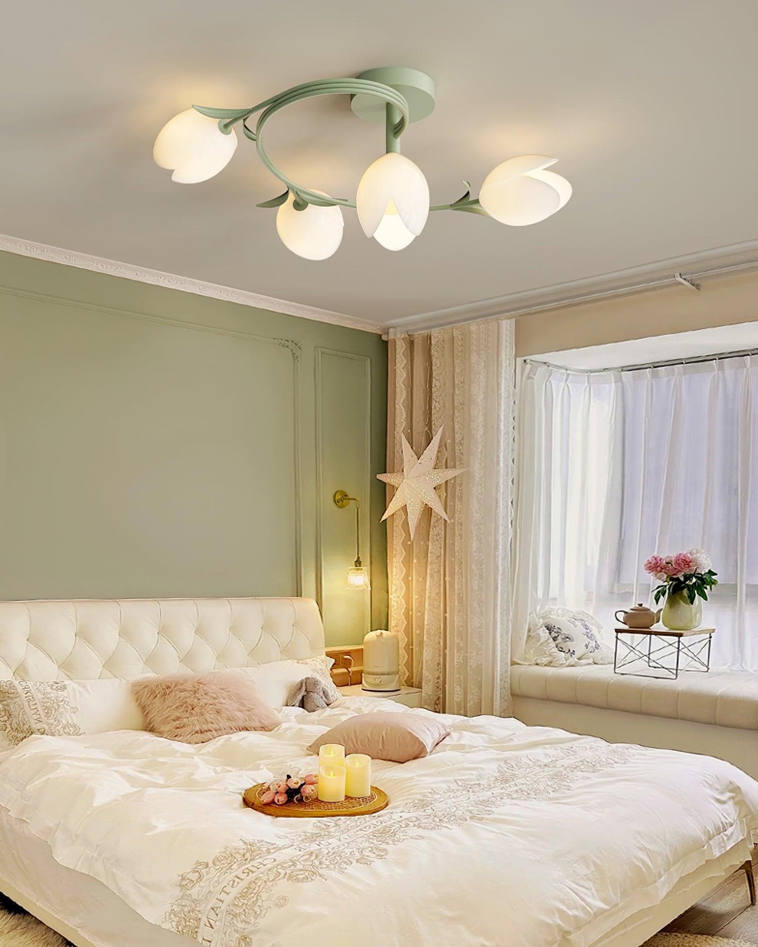 Iris 6-Light Tulip Ceiling Light - Letslighting