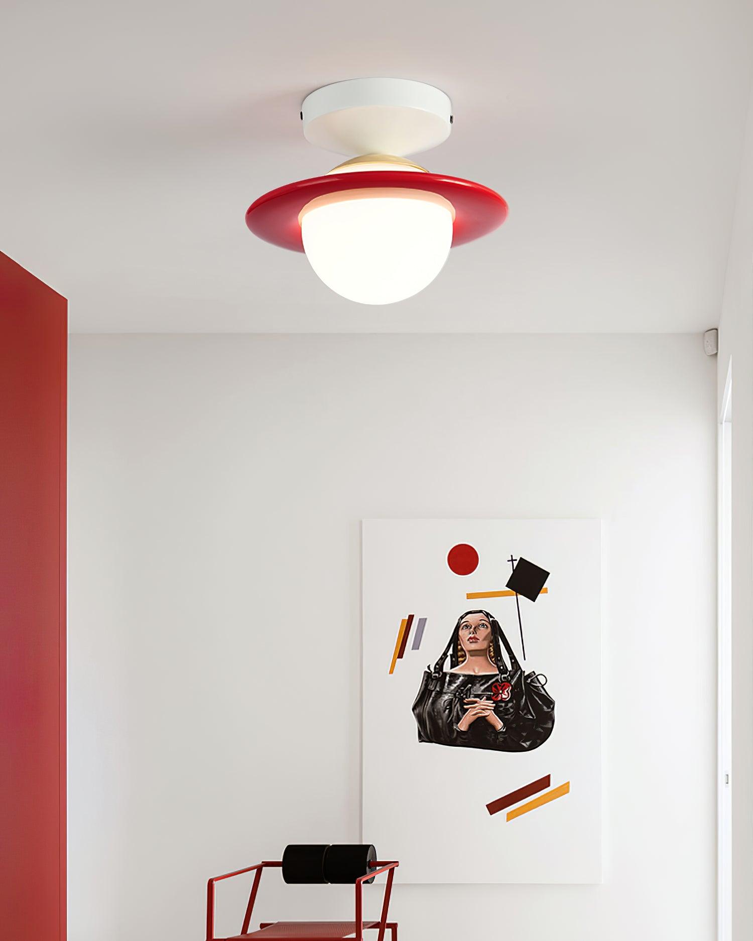 Ceiling Light Playful Planet Shape Soft Glow Whimsical Modern - Letslighting