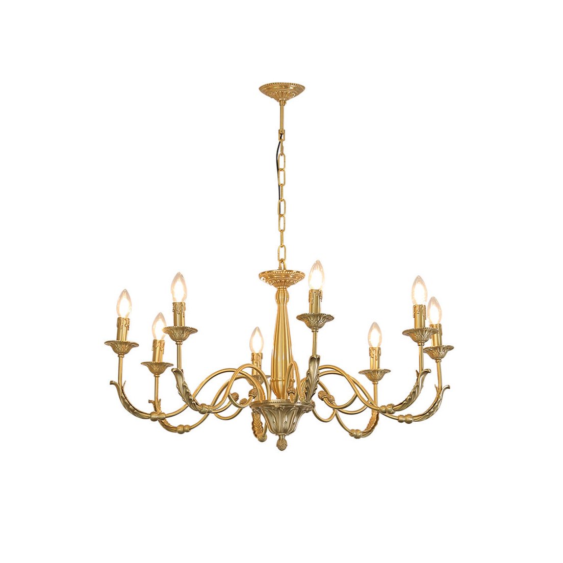 Cevynara Postmodern Luxury Metal Chandelier - Lamp Copper