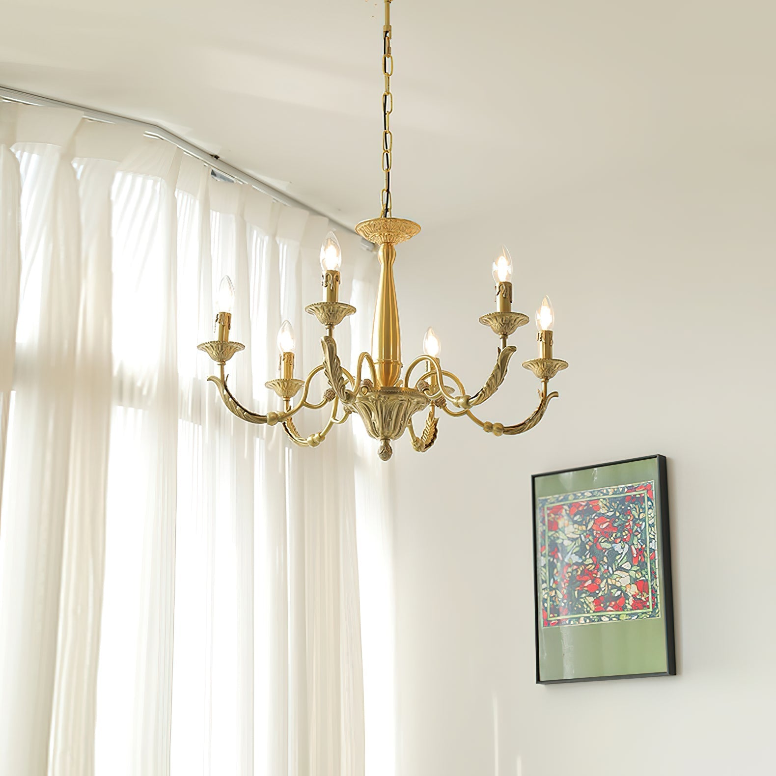 Cevynara Postmodern Luxury Metal Chandelier - Lamp Copper
