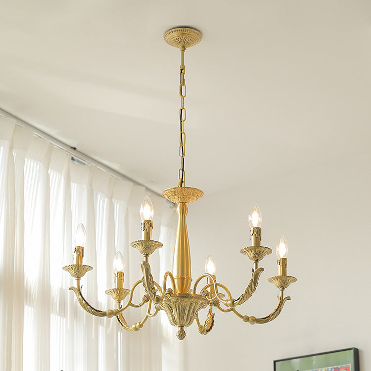 Cevynara Postmodern Luxury Metal Chandelier - Lamp Copper