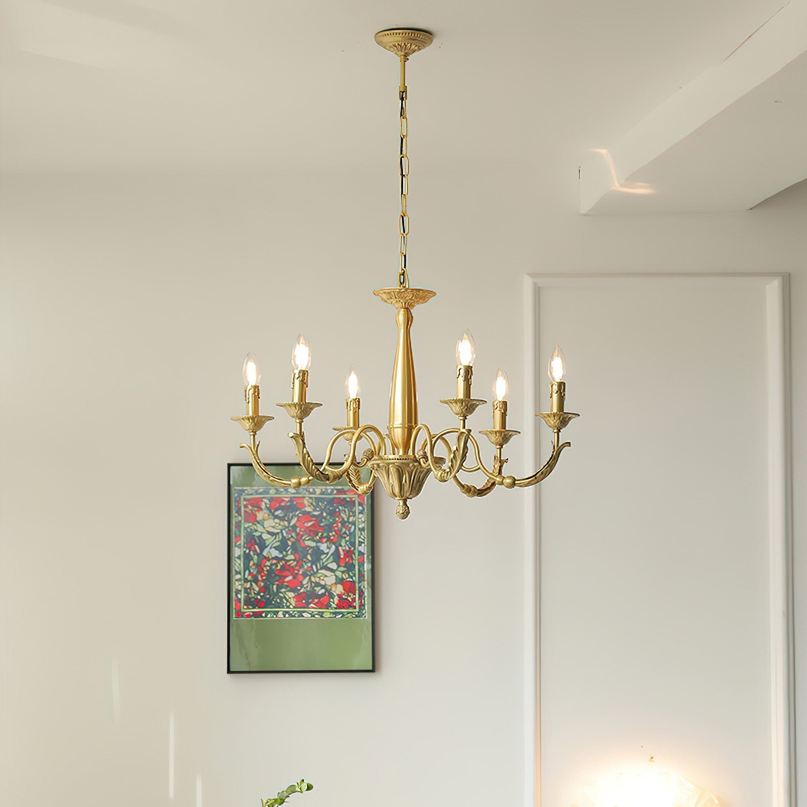 Cevynara Postmodern Luxury Metal Chandelier - Lamp Copper
