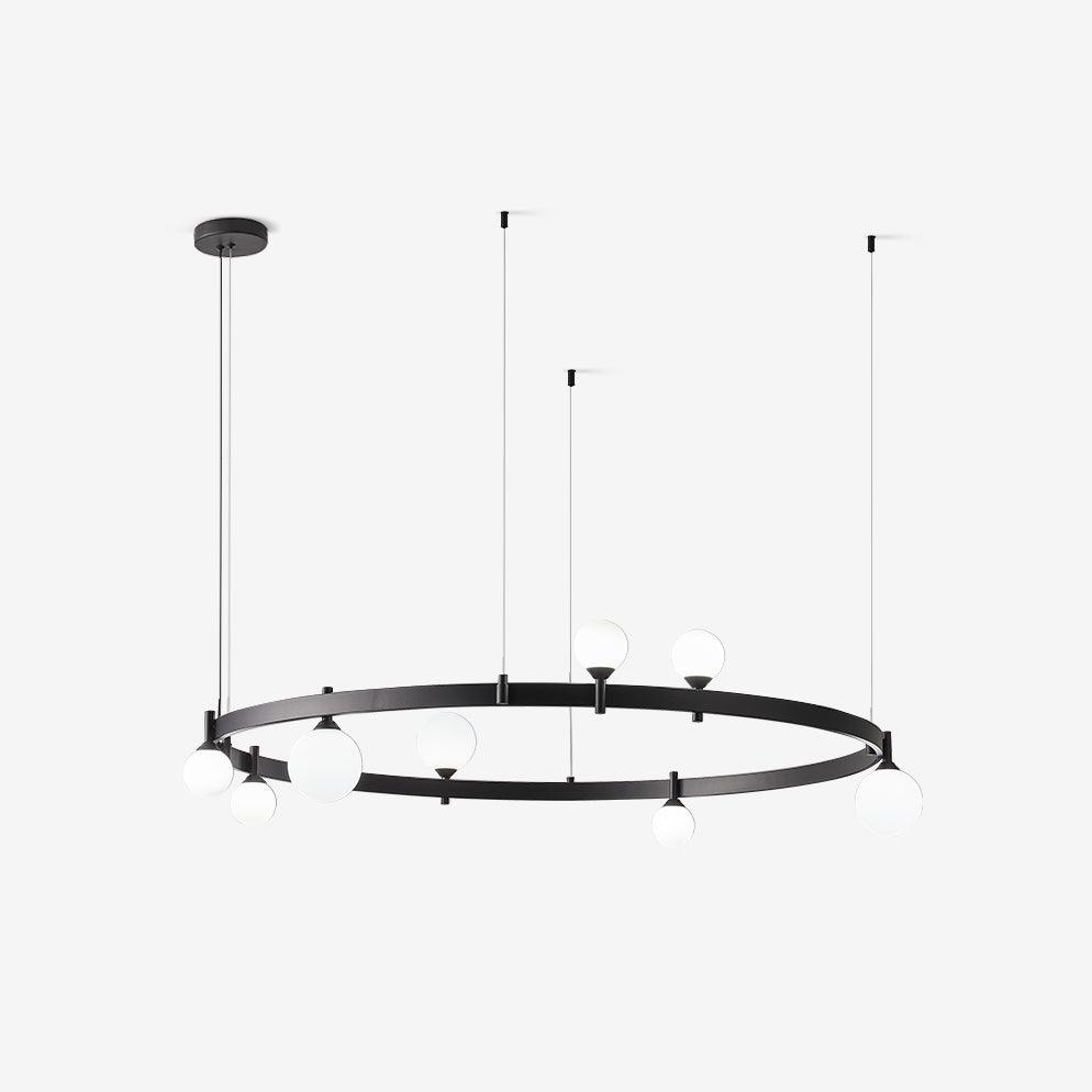 Linea Axis Round Chandelier - Letslighting