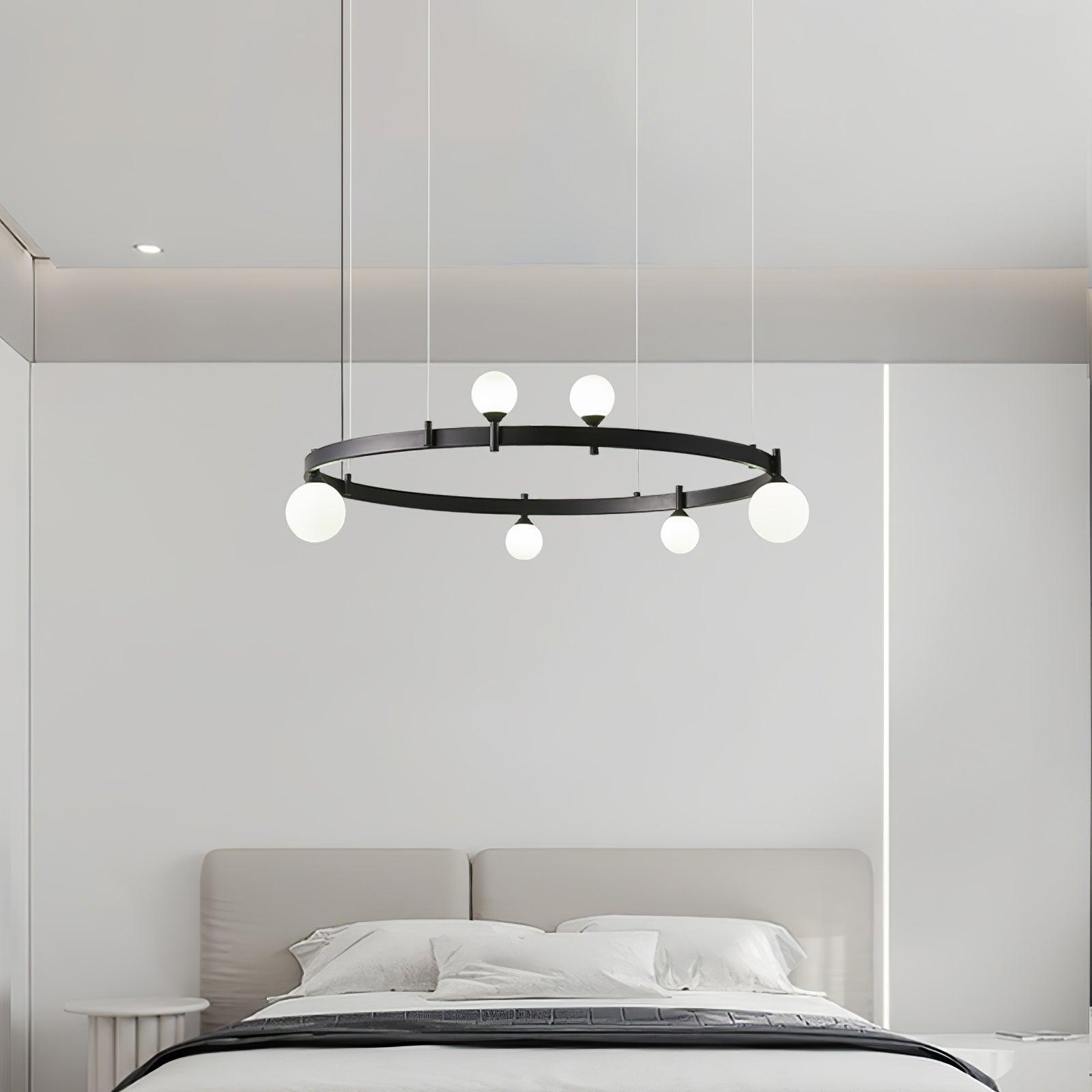 Linea Axis Round Chandelier - Letslighting