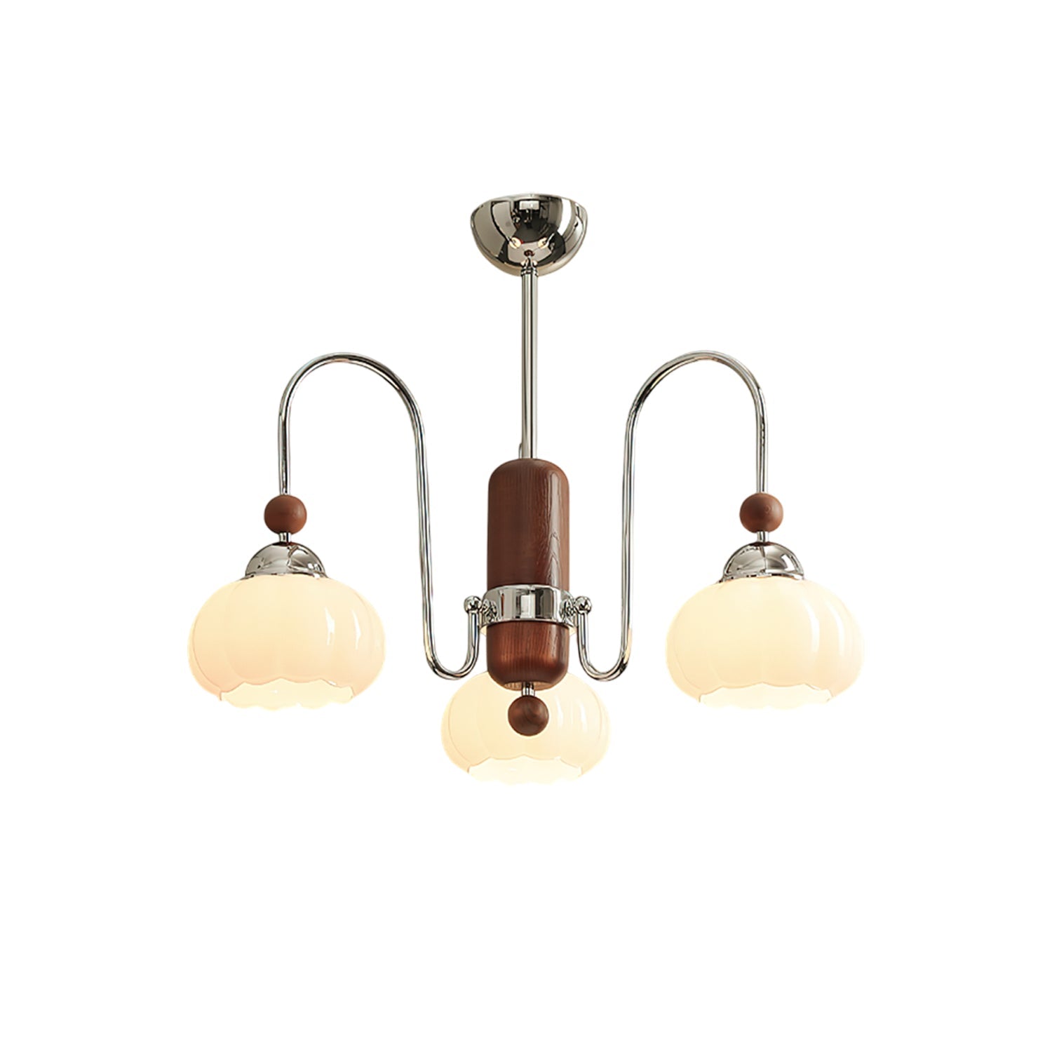 Pomona Lustre Élégant et Moderne en Verre