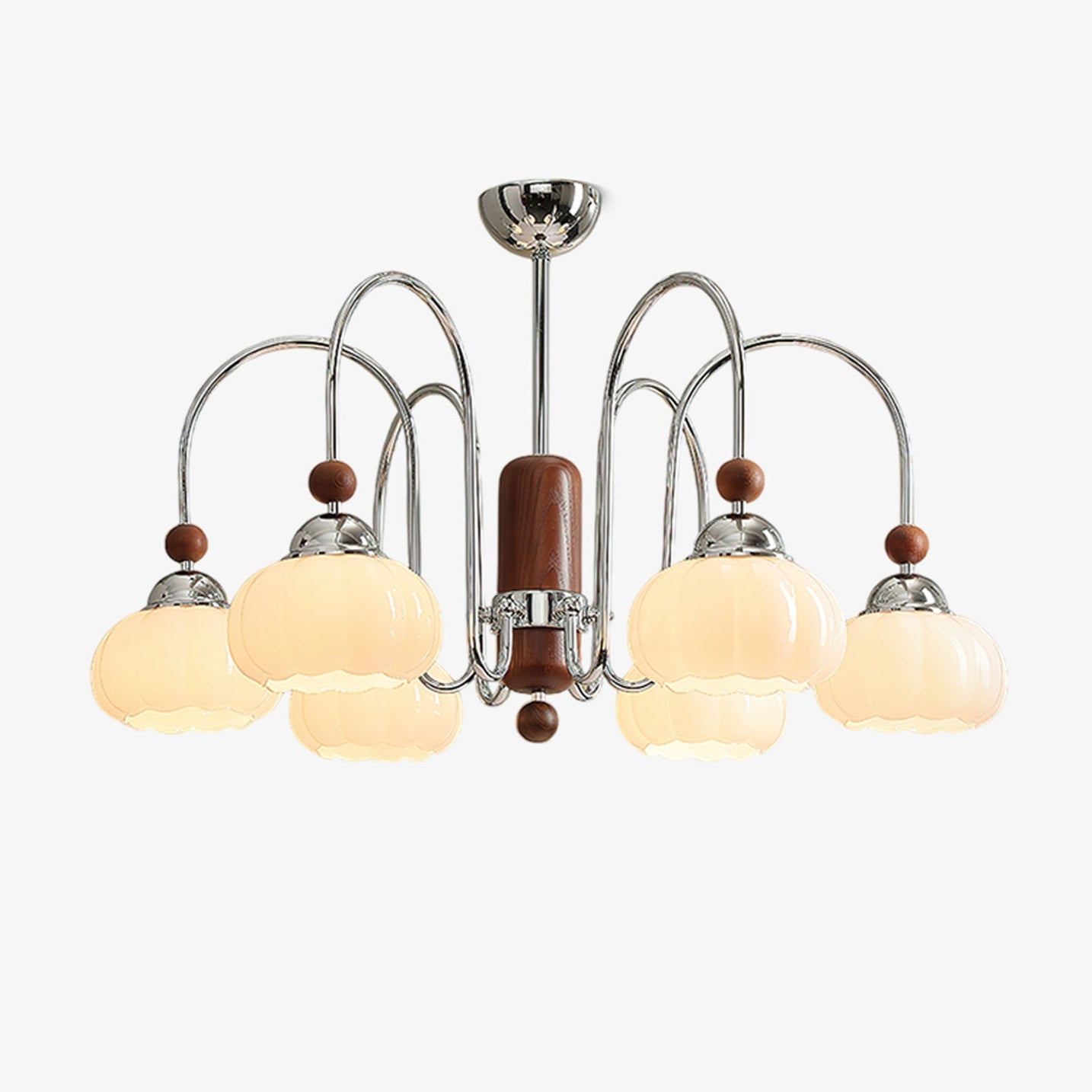 Pomona Lustre Élégant et Moderne en Verre