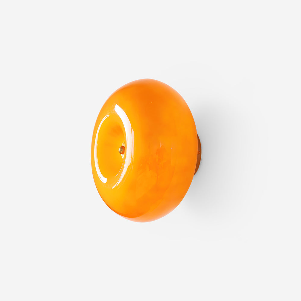 Popo Wall Lamp Glossy Doughnut Glass - Letslighting