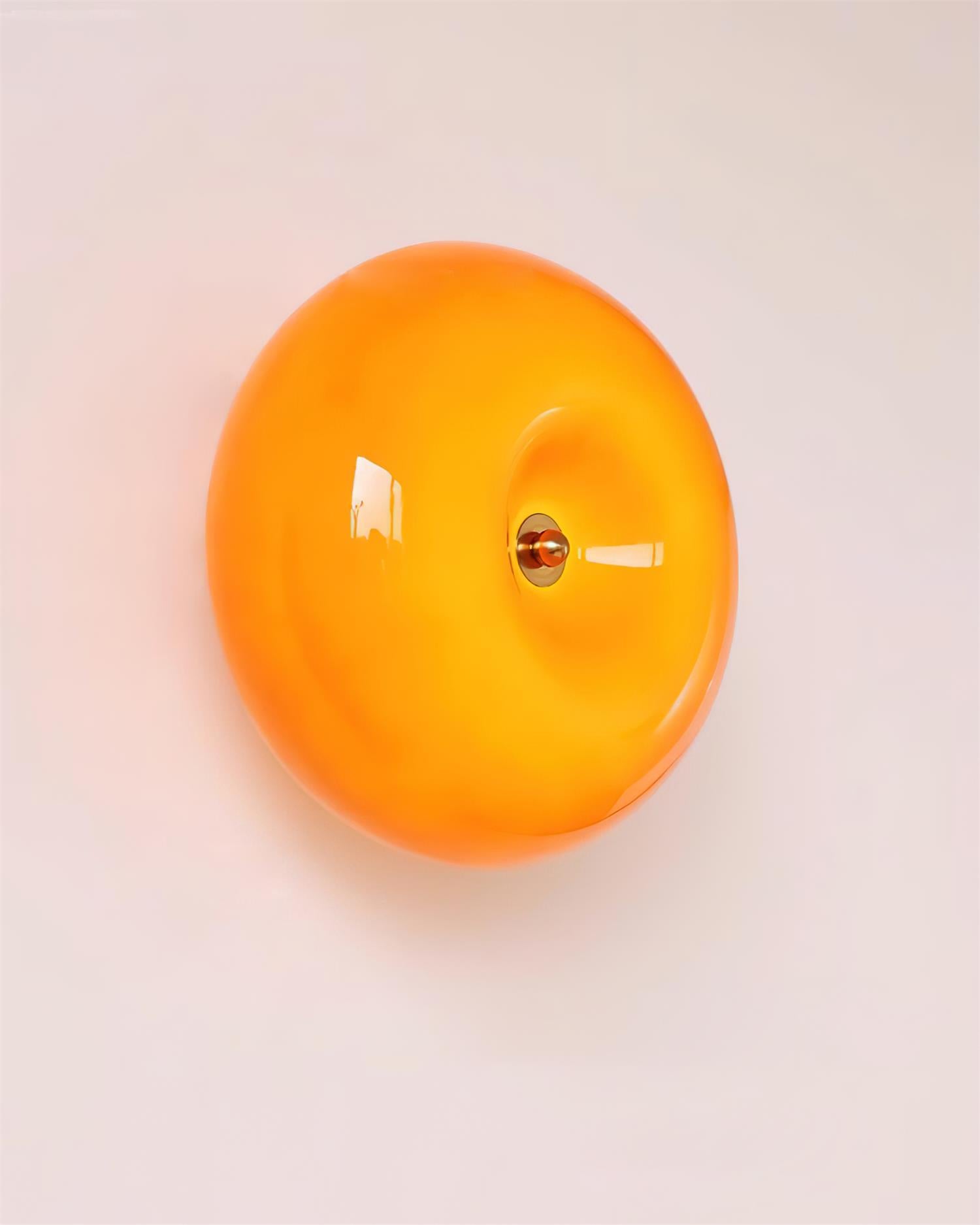 Popo Wall Lamp Glossy Doughnut Glass - Letslighting