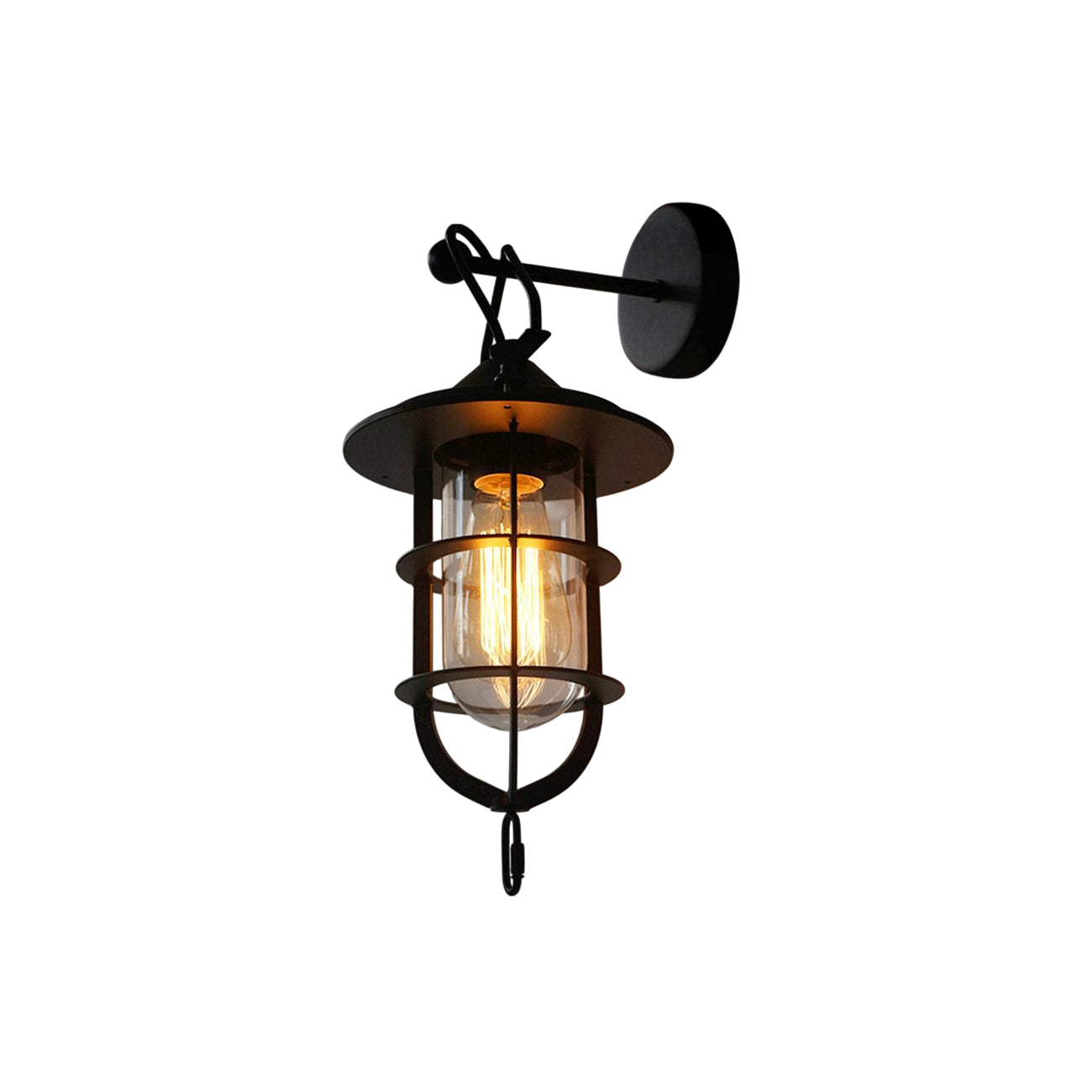 Zatheir Vintage Industrial Classic Metal Wall Lamp - Lamp Copper