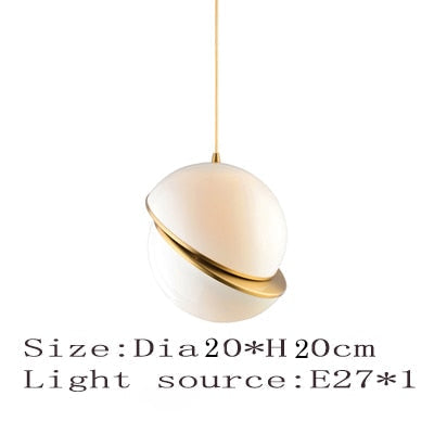 Luminaires suspension  postmoderne Rond