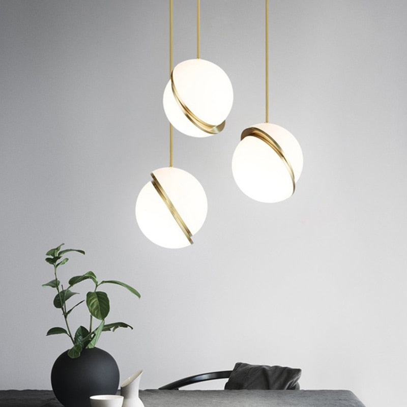 Luminaires suspension  postmoderne Rond