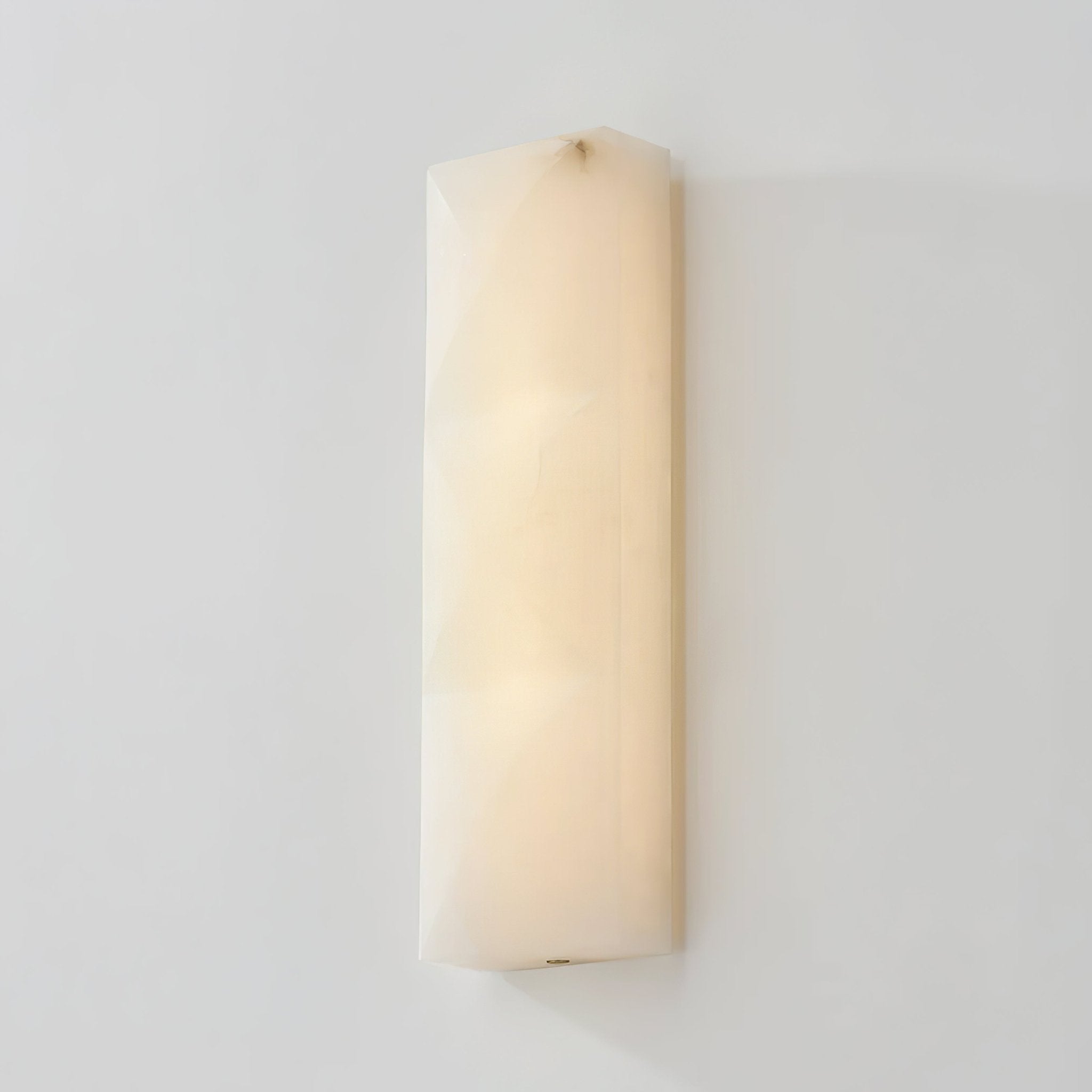 Dione Geometric Alabaster Wall Light - Letslighting
