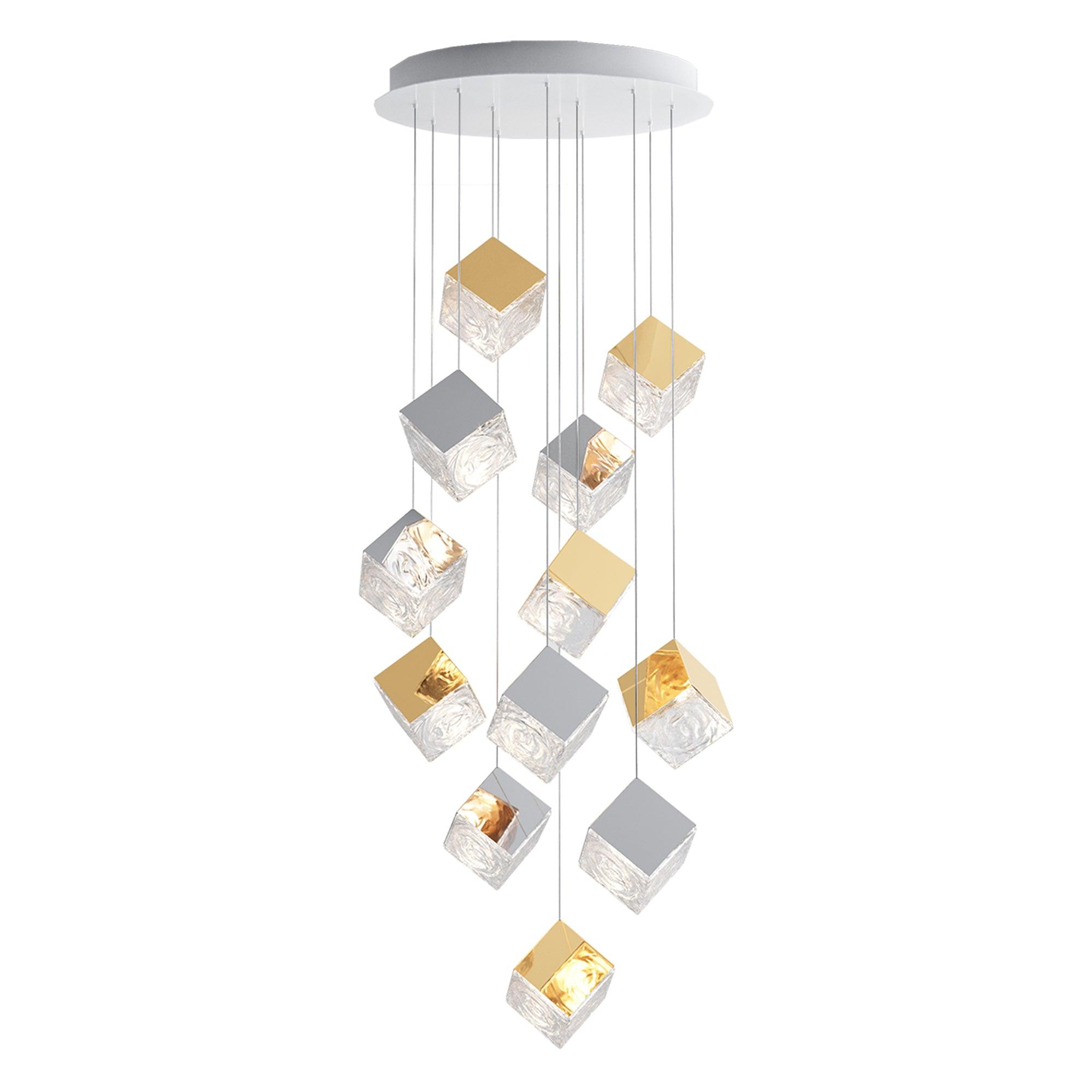 Arco Artistic Geometric Cube Chandelier - Letslighting