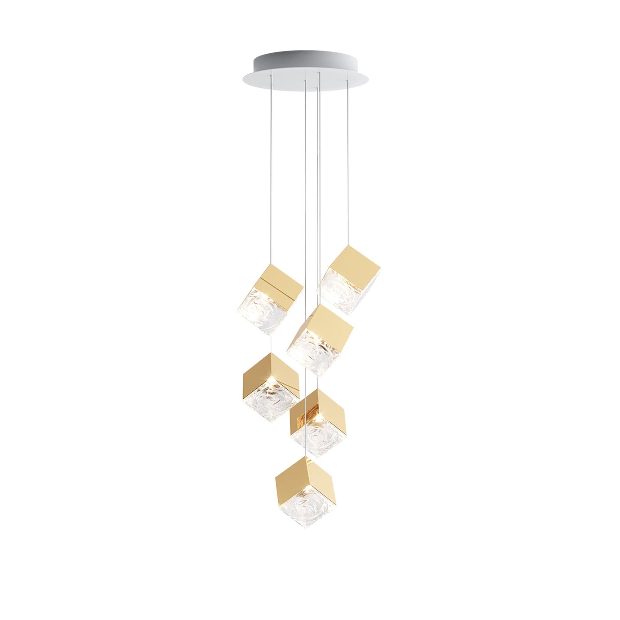Arco Artistic Geometric Cube Chandelier - Letslighting