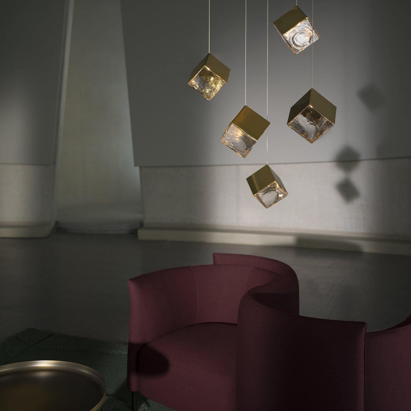 Arco Artistic Geometric Cube Chandelier - Letslighting