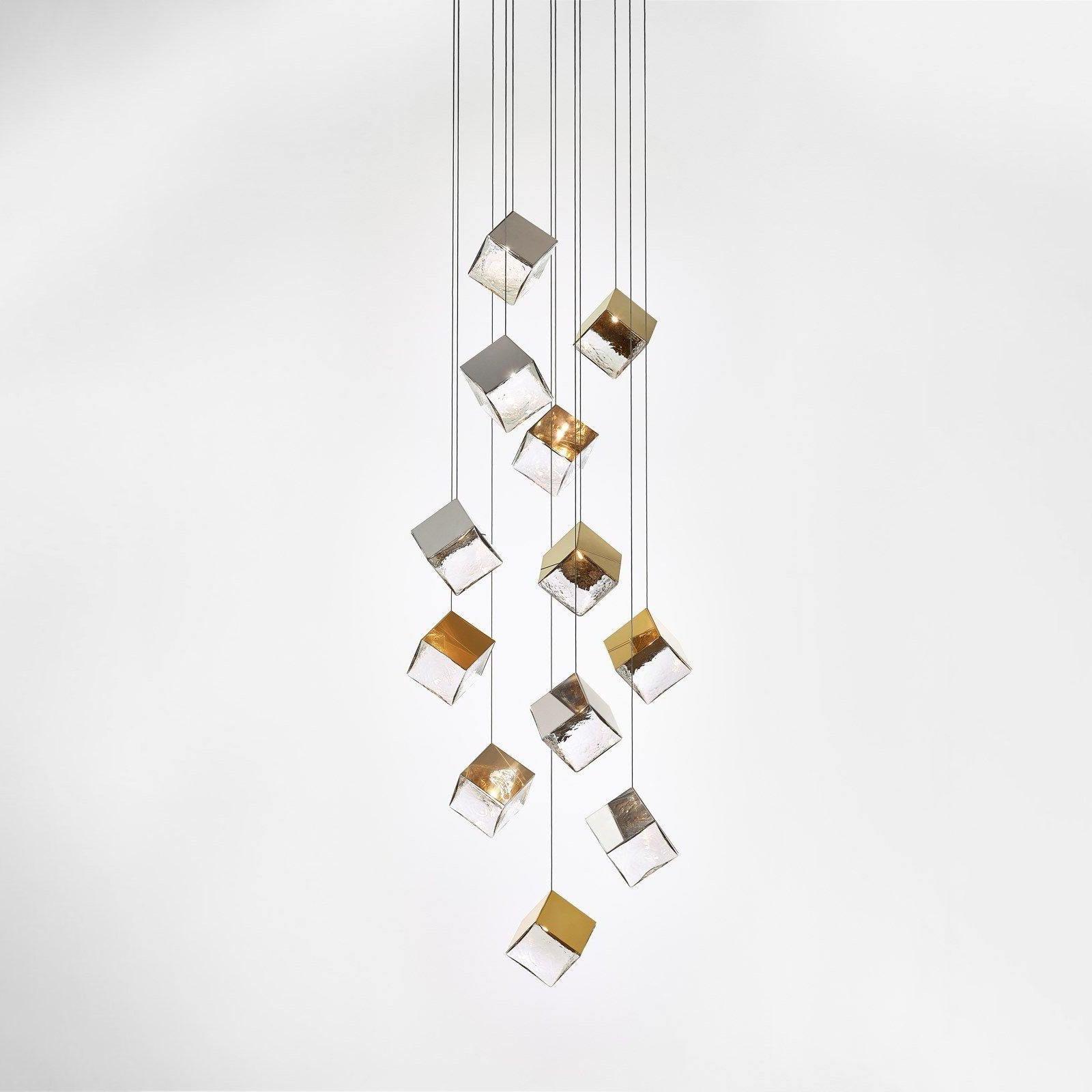 Arco Artistic Geometric Cube Chandelier - Letslighting