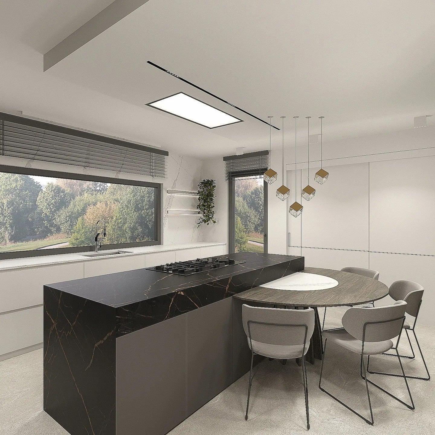 Arco Artistic Geometric Cube Chandelier - Letslighting