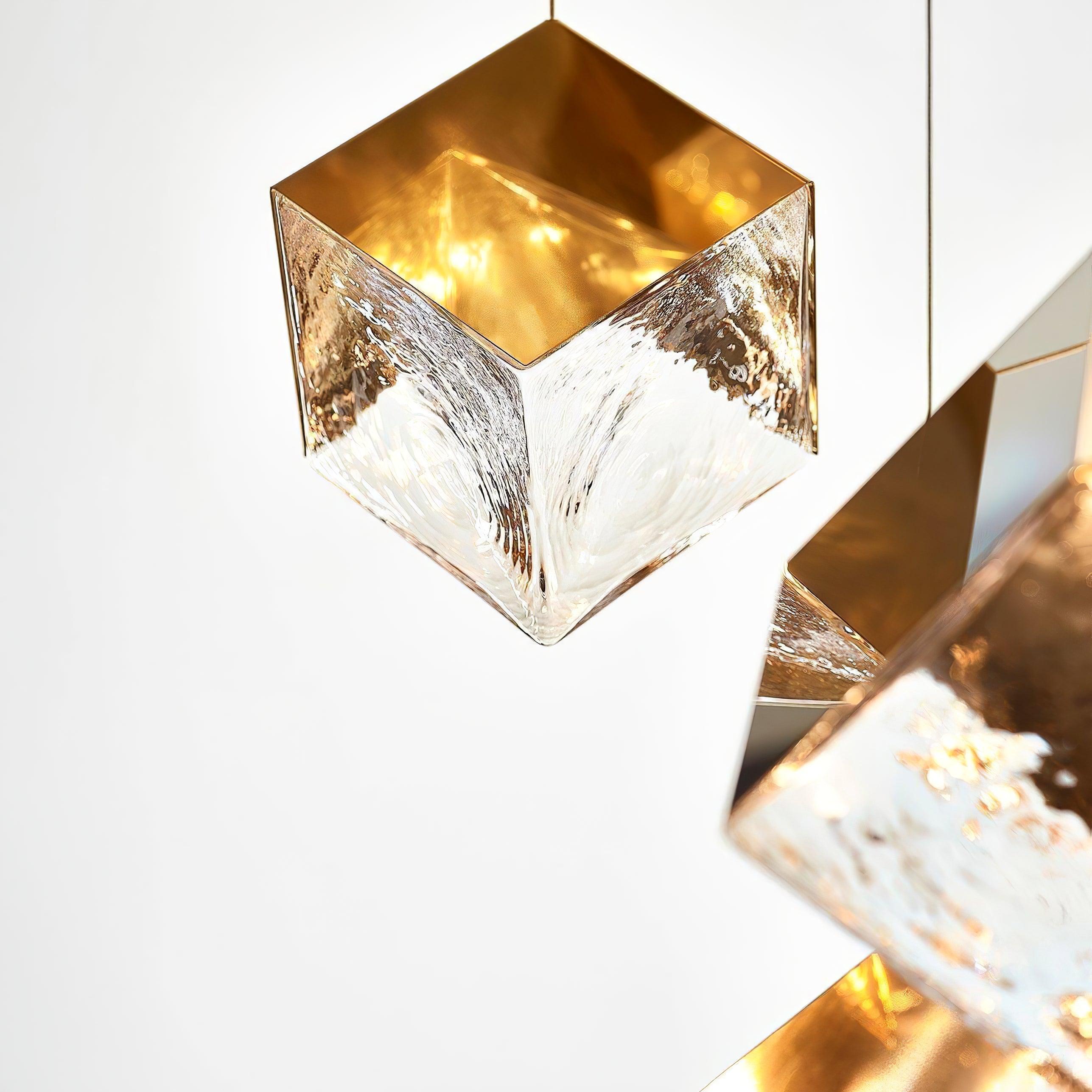 Arco Artistic Geometric Cube Chandelier - Letslighting