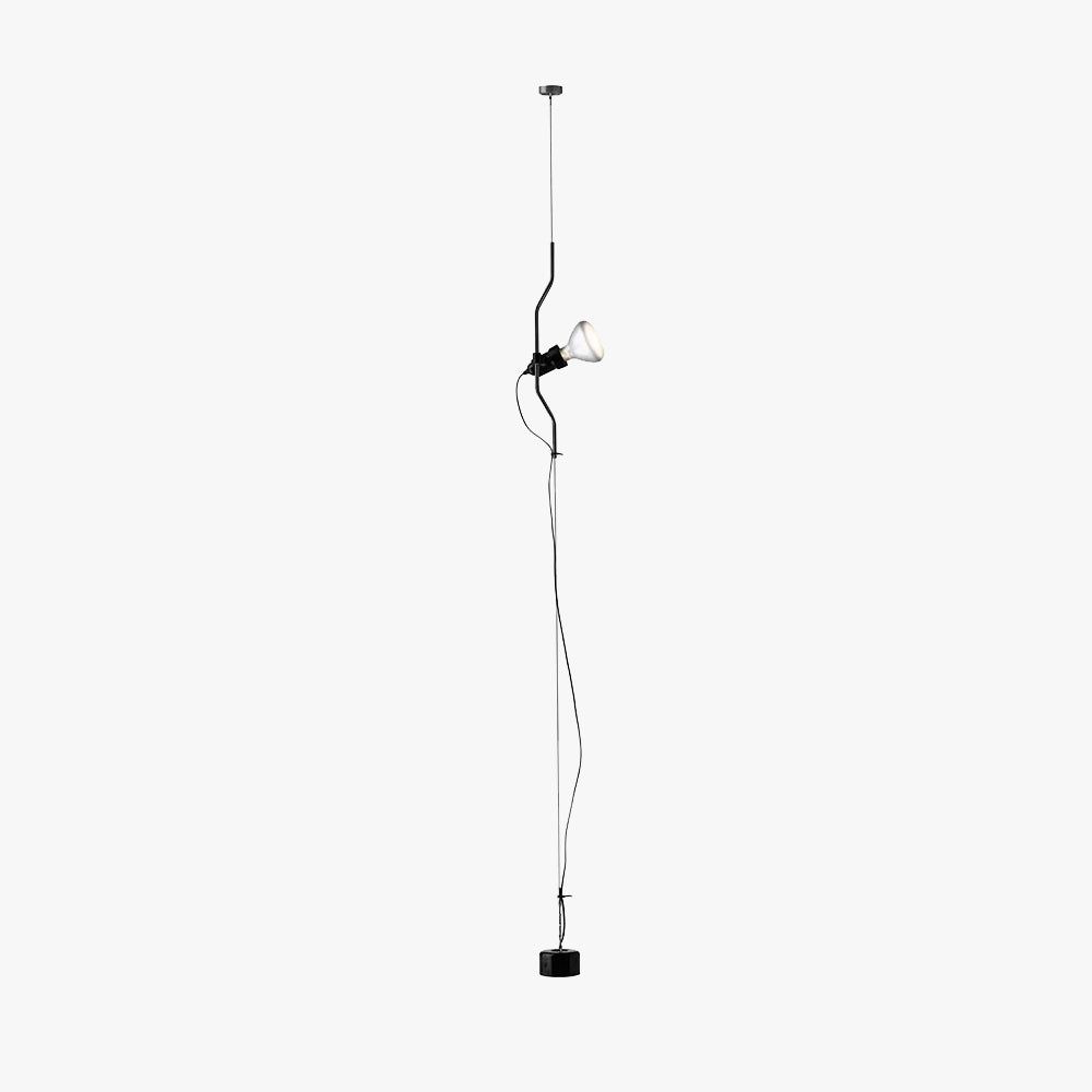 Silva Minimalist Metal Black White Red Pendant Light Dining Room Bedroom