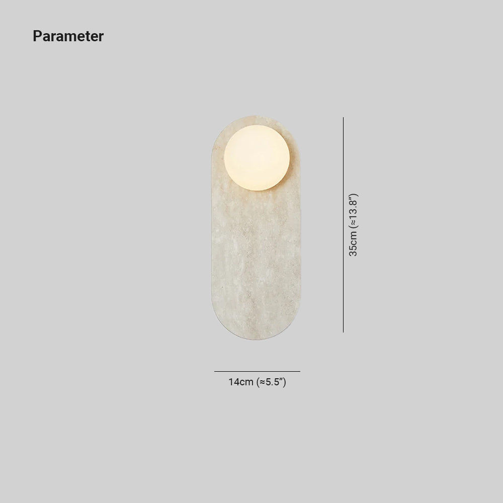 Aria Minimalism Metal Glass Wall Lamp Dining Room Bedroom