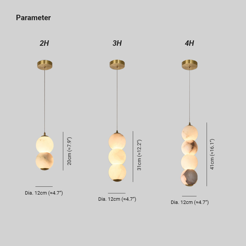 Silva Minimalism Metal Resin Pendant Light Dining Room Bedroom