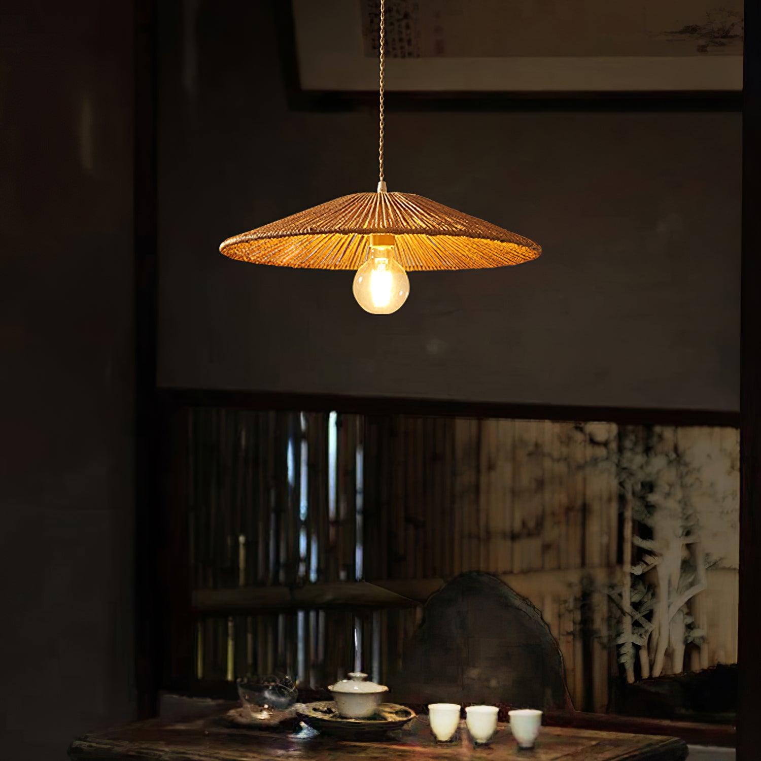 Sola Rattan Pendant Light - Letslighting