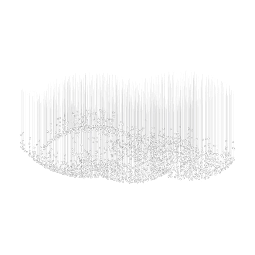 Raw Artistique Luxe Cristal Personnalisable Lustre