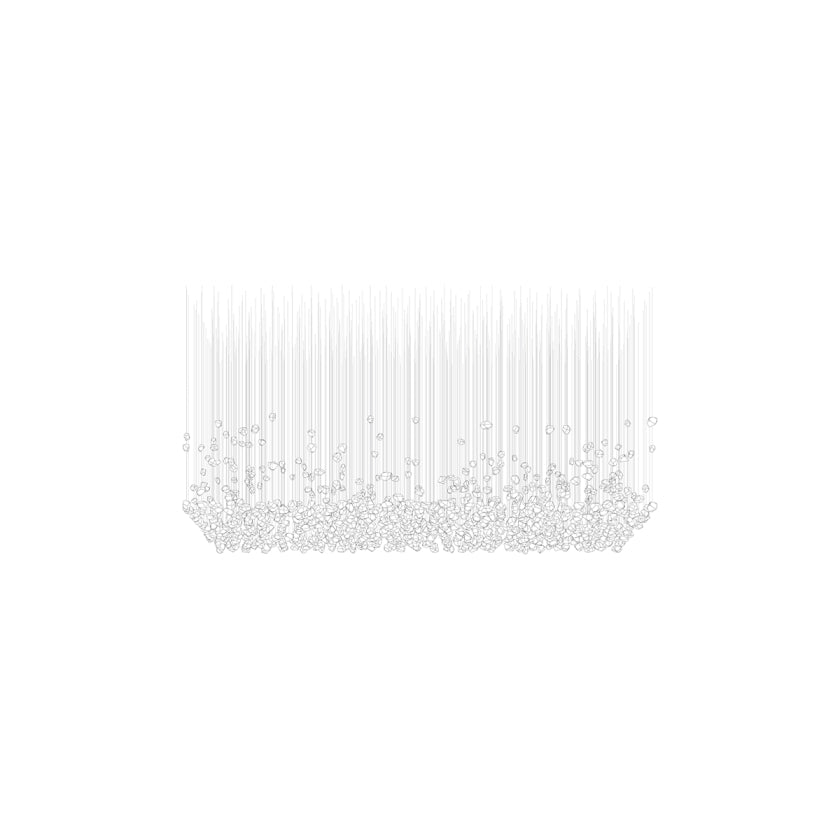 Raw Artistique Luxe Cristal Personnalisable Lustre