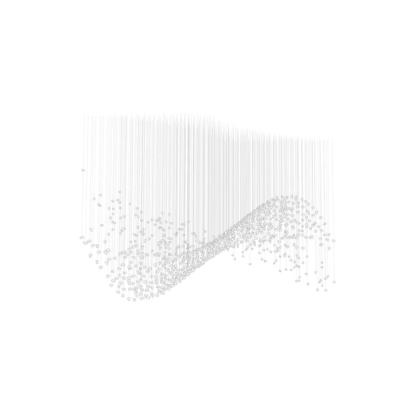 Raw Artistique Luxe Cristal Personnalisable Lustre