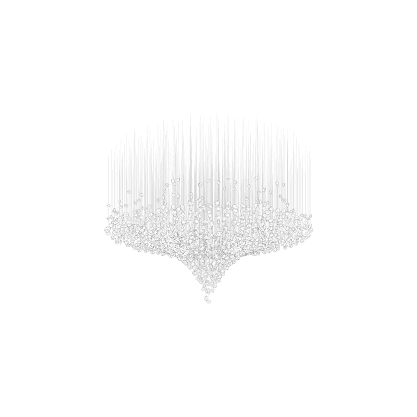 Raw Artistique Luxe Cristal Personnalisable Lustre