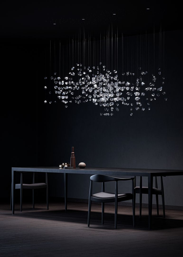 Raw Artistique Luxe Cristal Personnalisable Lustre