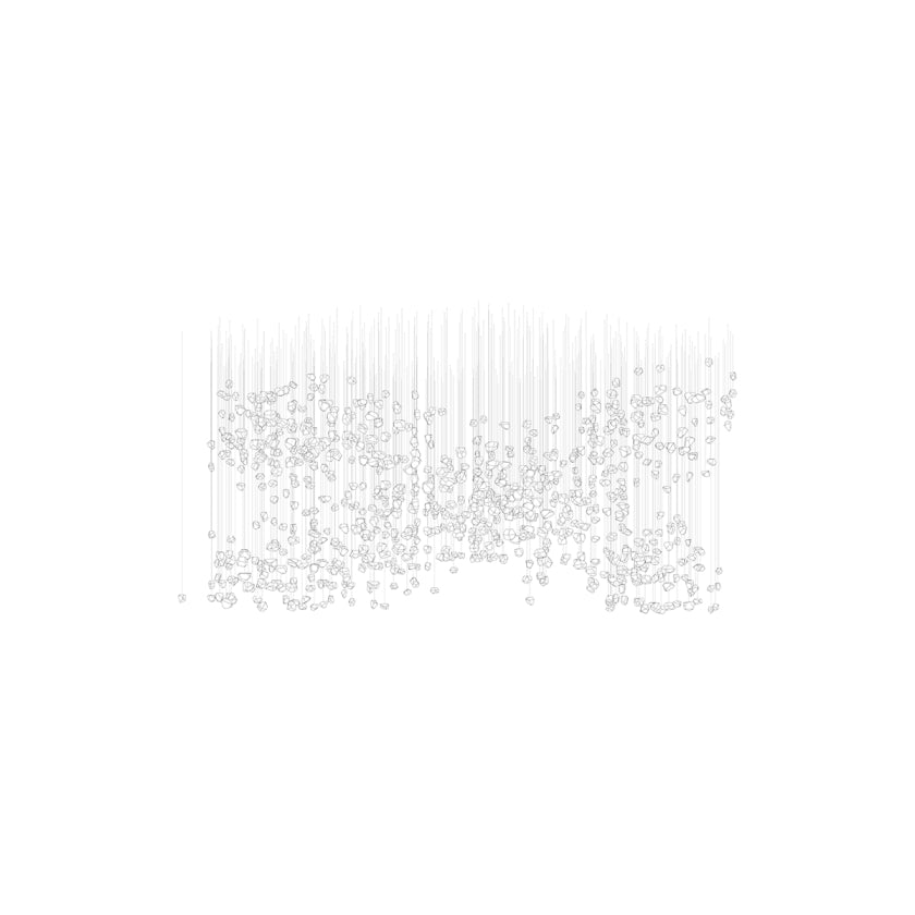 Raw Artistique Luxe Cristal Personnalisable Lustre