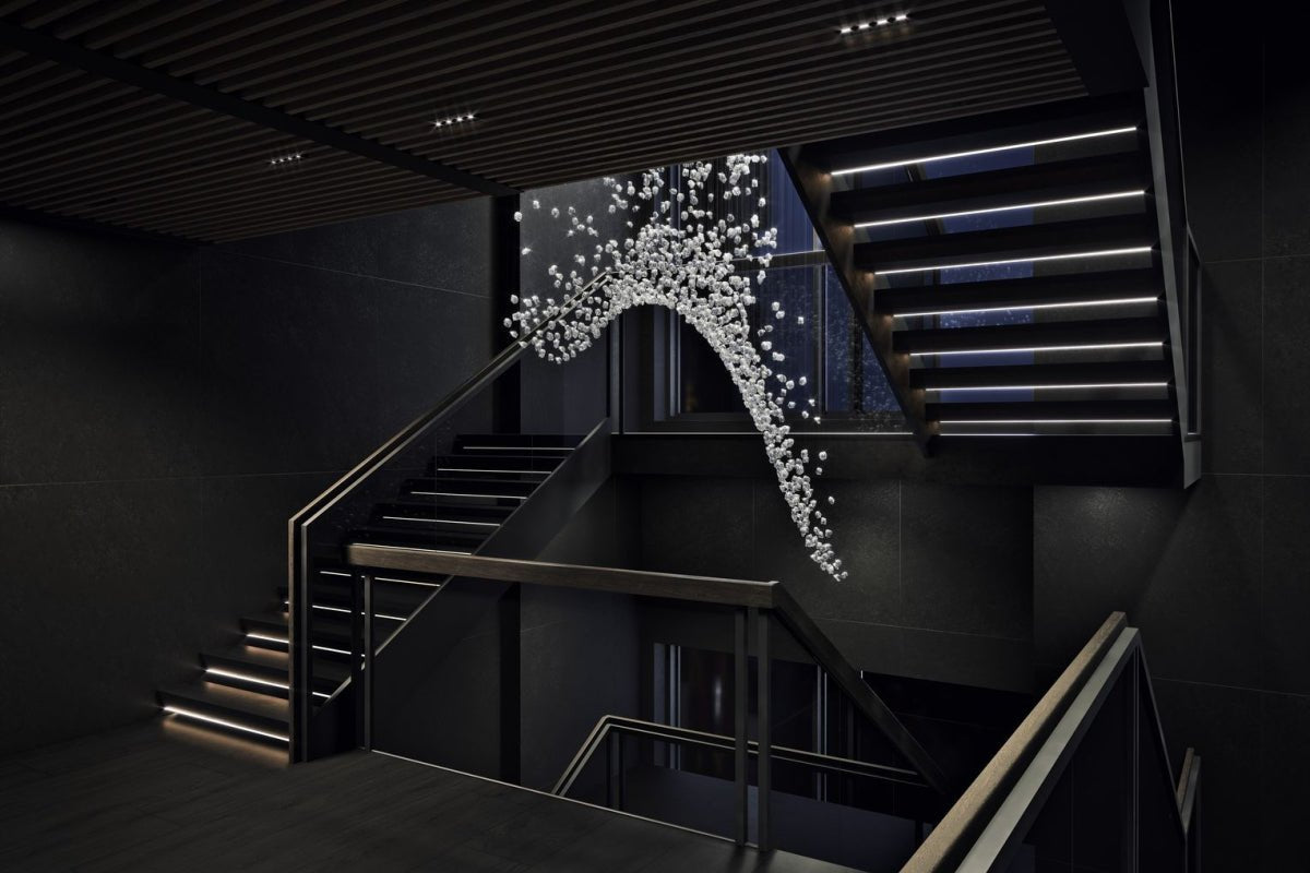 Raw Artistique Luxe Cristal Personnalisable Lustre