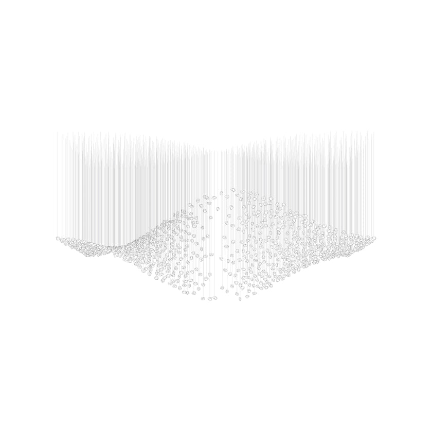Raw Artistique Luxe Cristal Personnalisable Lustre