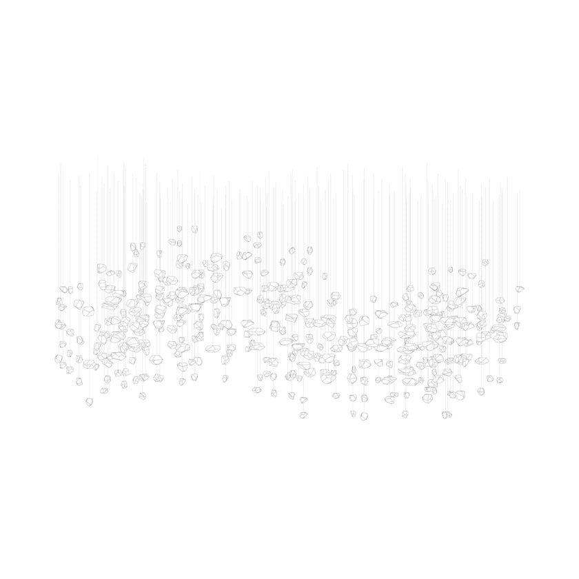 Raw Artistique Luxe Cristal Personnalisable Lustre