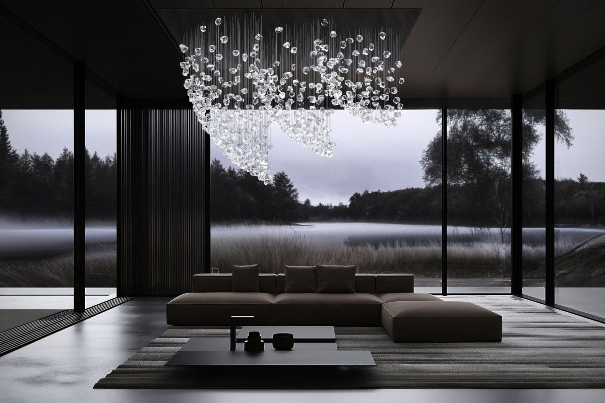 Raw Artistique Luxe Cristal Personnalisable Lustre