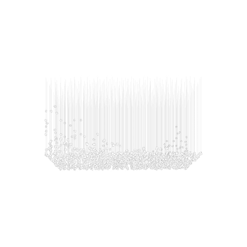 Raw Artistique Luxe Cristal Personnalisable Lustre