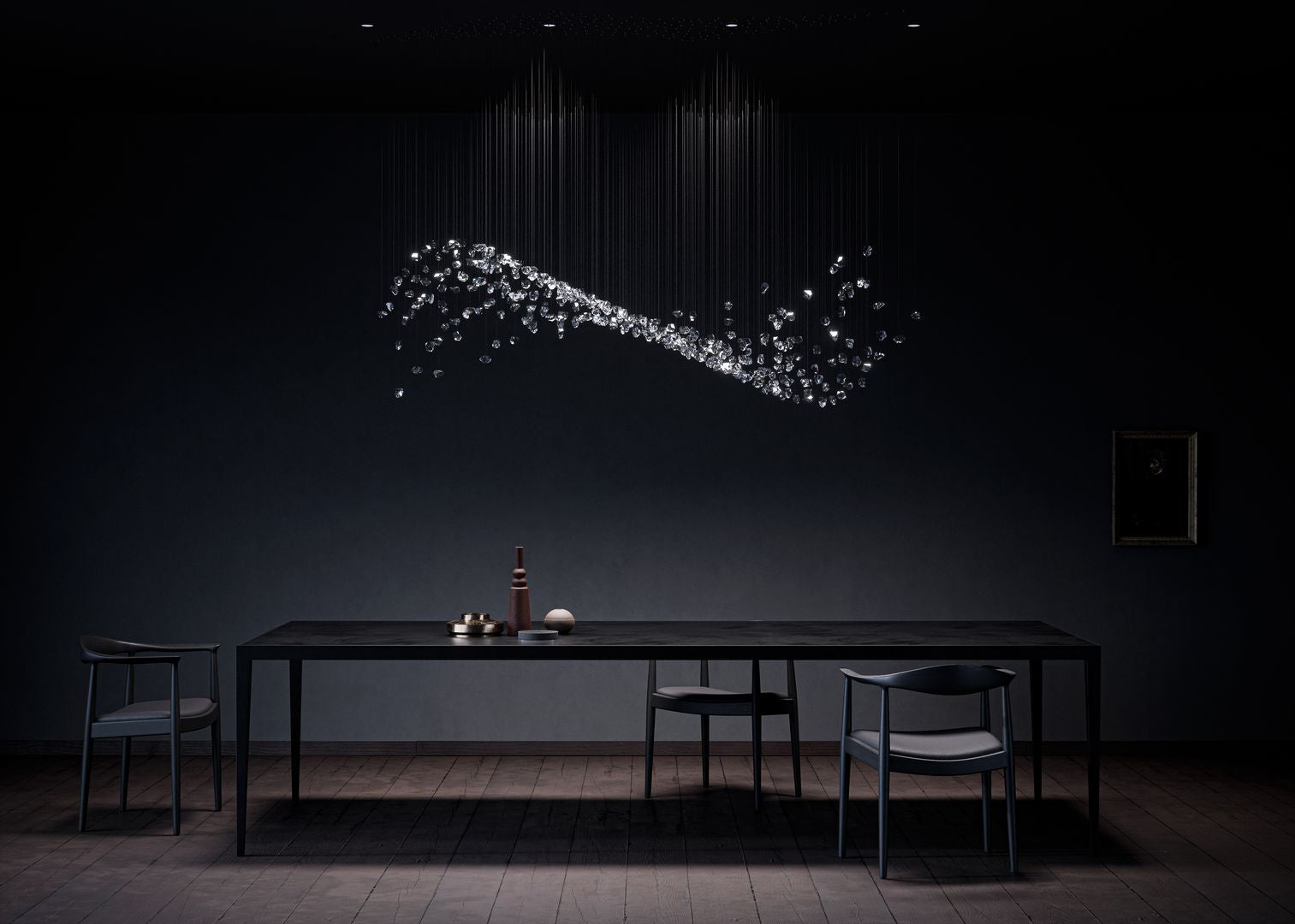 Raw Artistique Luxe Cristal Personnalisable Lustre