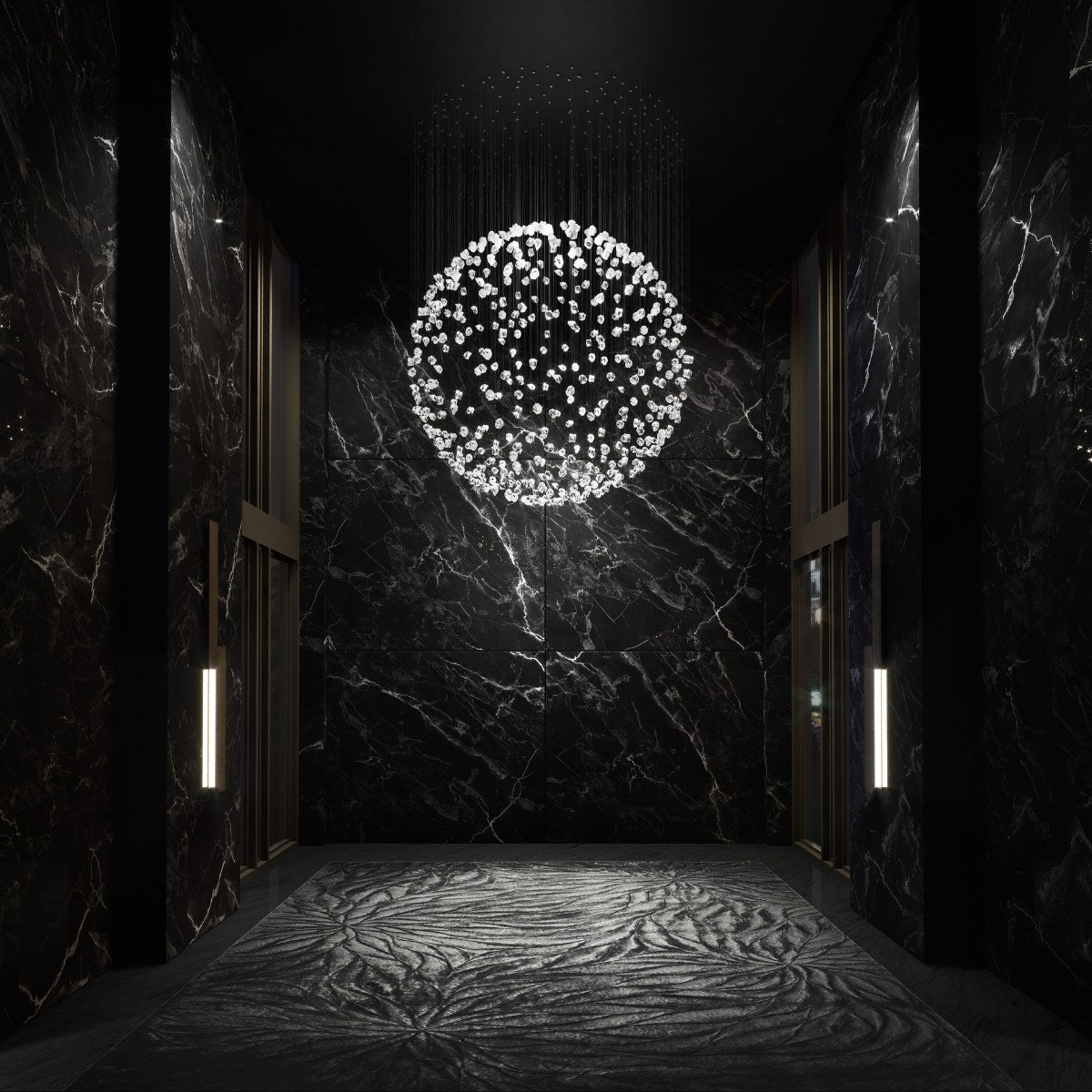 Raw Artistique Luxe Cristal Personnalisable Lustre
