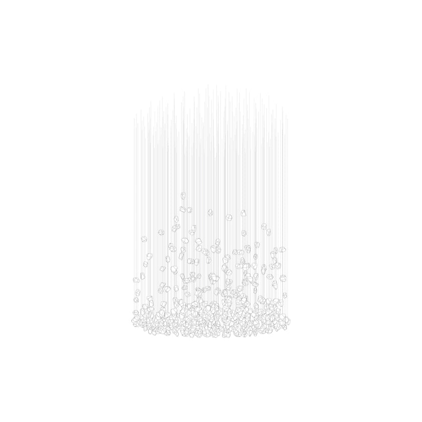 Raw Artistique Luxe Cristal Personnalisable Lustre