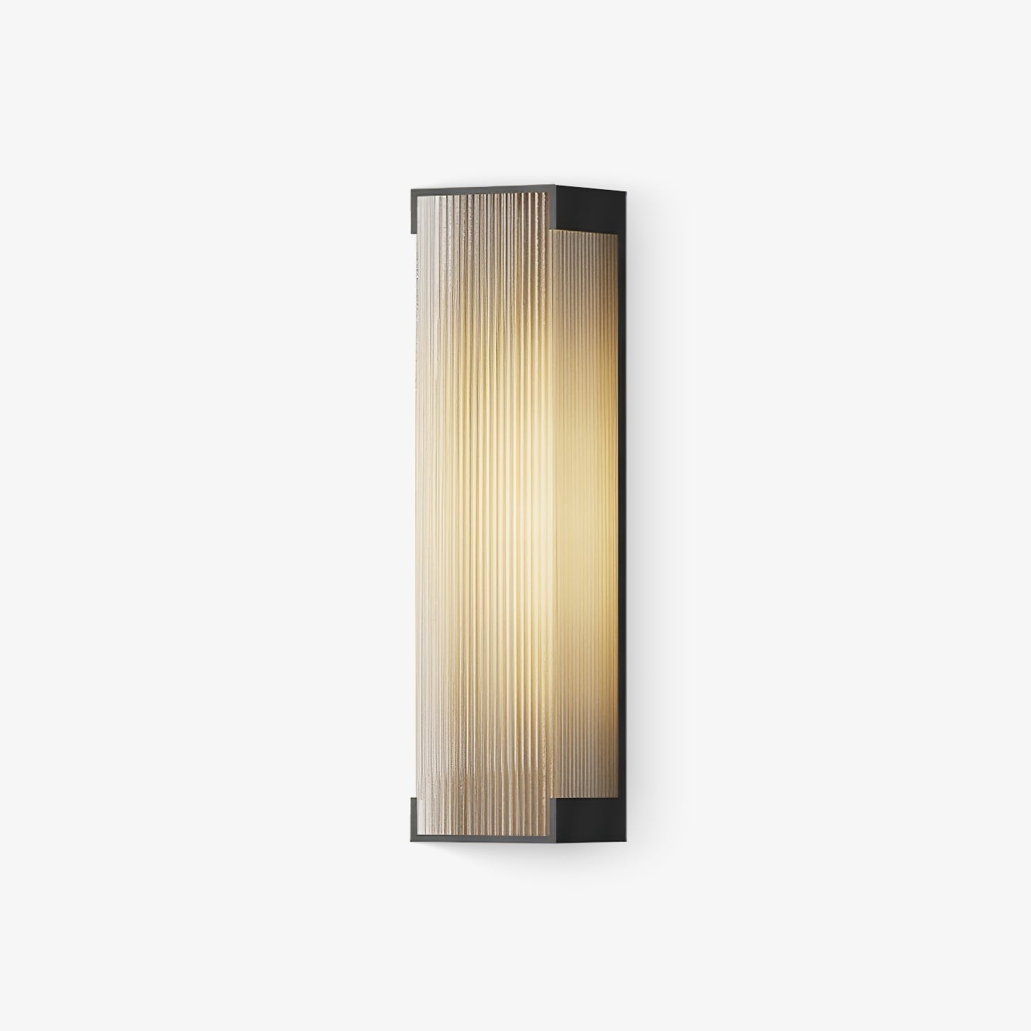 Rectangular Solar Outdoor Wall Light - Blowlighting
