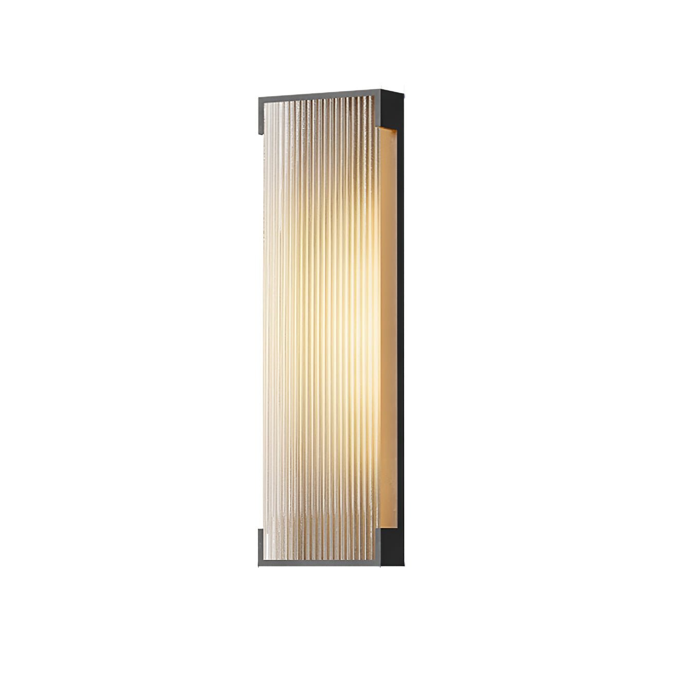 Rectangular Solar Outdoor Wall Light - Blowlighting