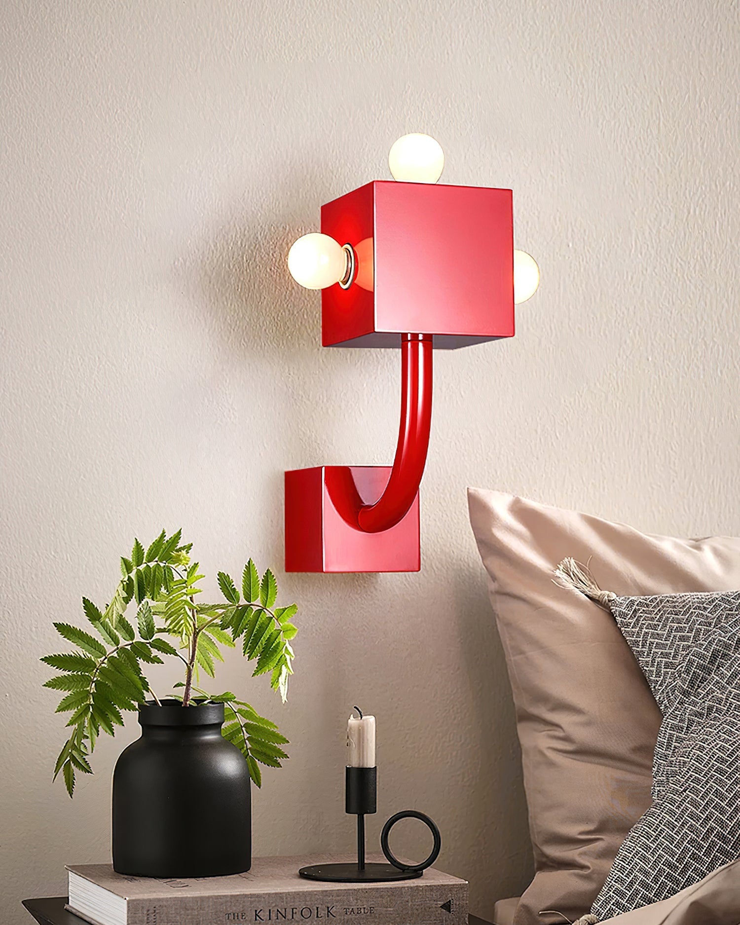 AvantCube Red Wall Lamp - Letslighting