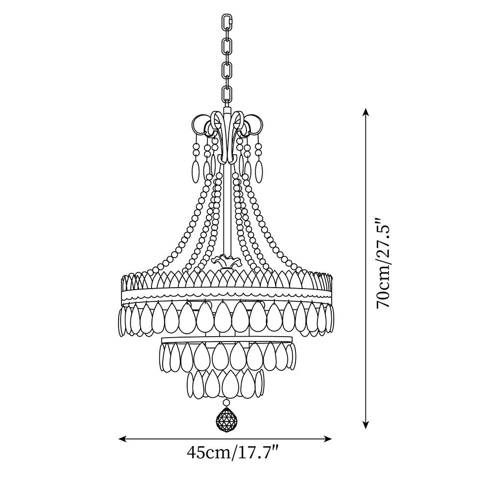 Virello Red Ruby Chandelier - Letslighting