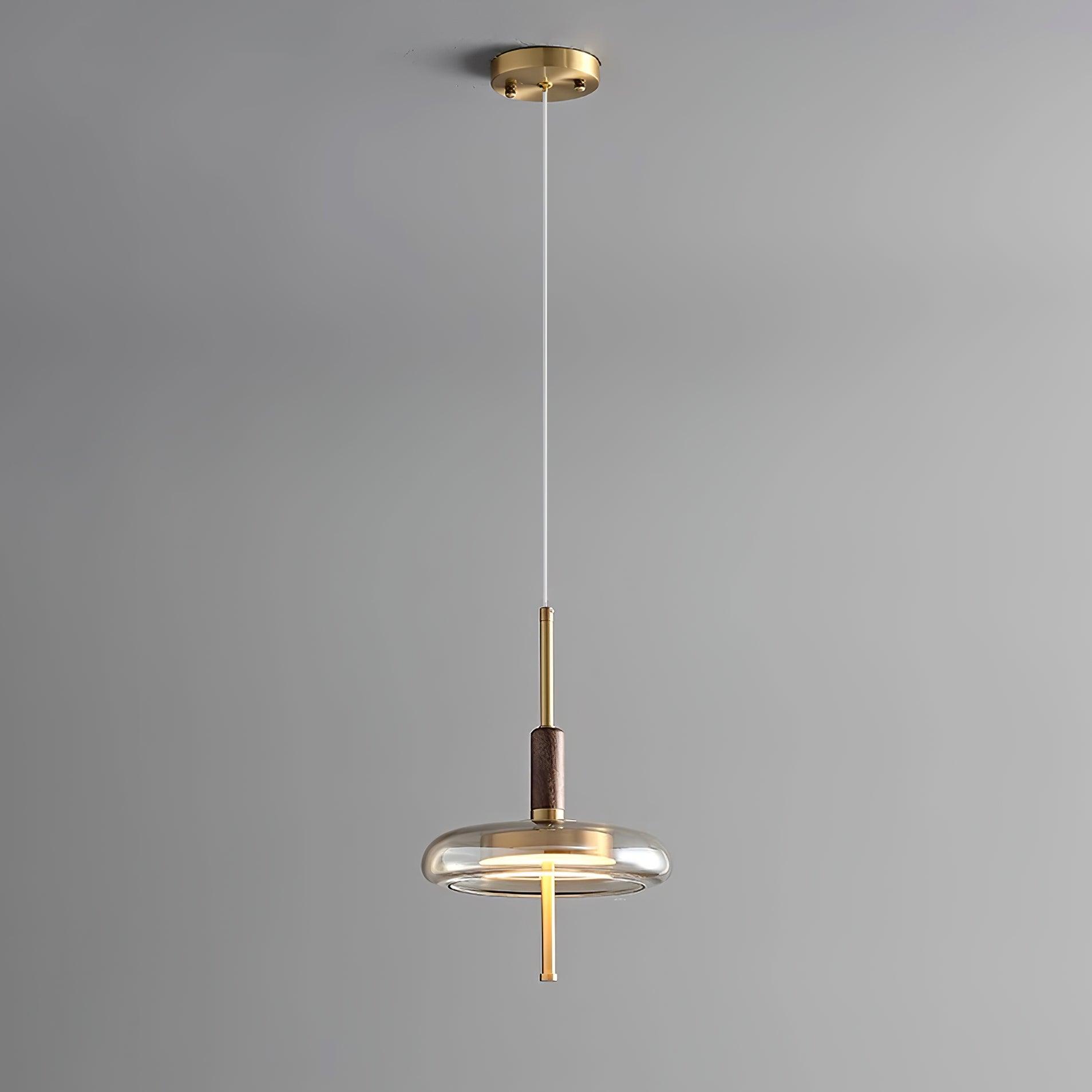 Redondo LED Halo Glass Disc Pendant Lamp - Letslighting